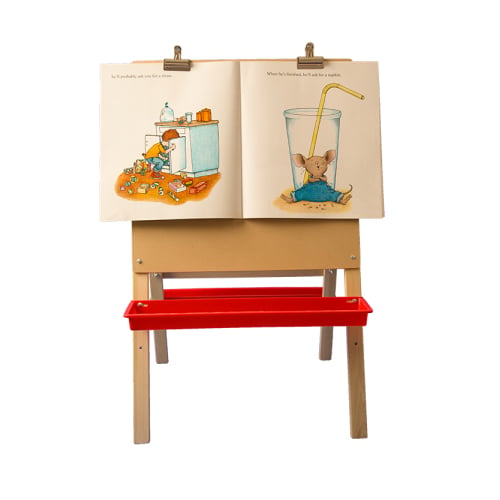 40" x 24" Dry-Erase/Hardboard Child's Pre-school Easel