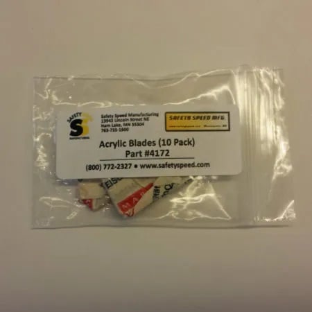 Safety Speed Acrylic Scoring Blades for Europa/Nemesis/Kronos Cutters - 10/Pack