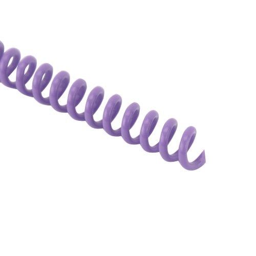 42mm Lilac 4:1 Pitch Spiral Binding Coil - 100pk