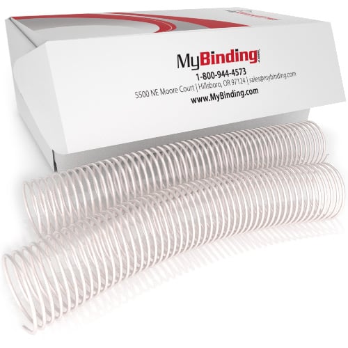 42mm Pearl 4:1 Pitch Spiral Binding Coil - 100pk