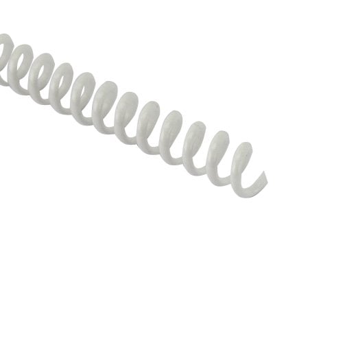 42mm White 4:1 Pitch Spiral Binding Coil - 100pk