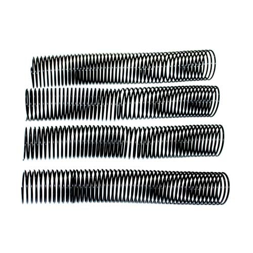 45mm Black 4:1 Pitch Spiral Binding Coil - 100pk