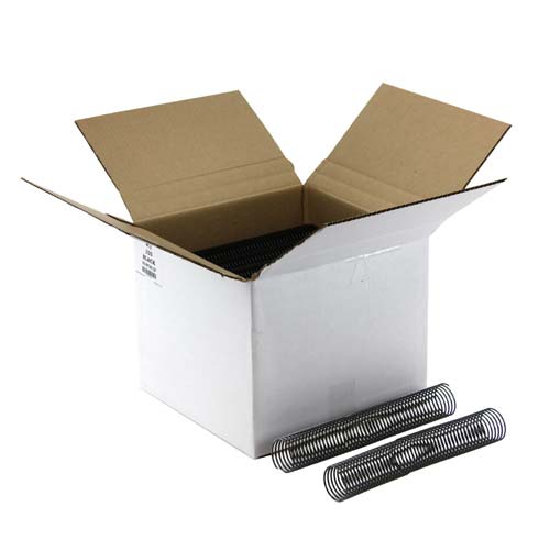 45mm Black 4:1 Pitch Spiral Binding Coil - 100pk