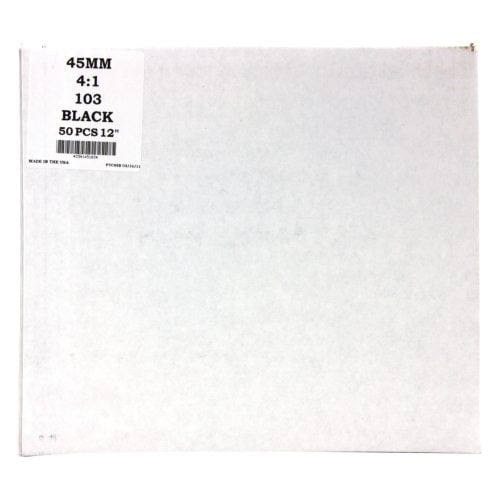 45mm Black 4:1 Pitch Spiral Binding Coil - 100pk
