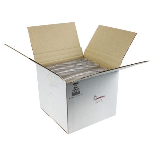 45mm Clear 4:1 Pitch Spiral Binding Coil - 100pk