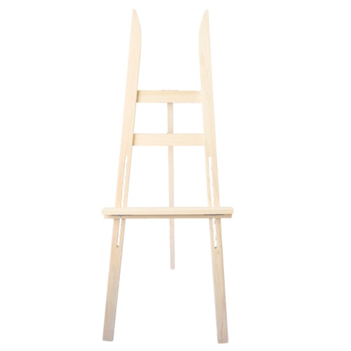 48" High Adjustable Natural Wood Tripod Display Easel
