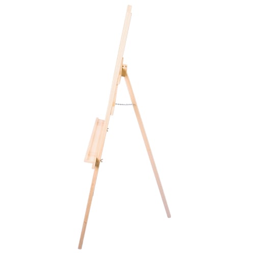 48" High Adjustable Natural Wood Tripod Display Easel