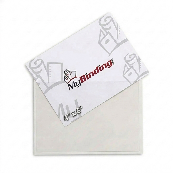 4" x 6" Crystal Clear Self-Adhesive Pockets - 100pk