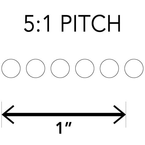 5:1 Pitch Spiral Binding Coil - 100pk