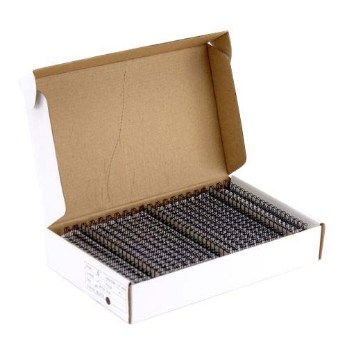 Black 5/16" 2:1 Pitch Twin Loop Wire - 100pk