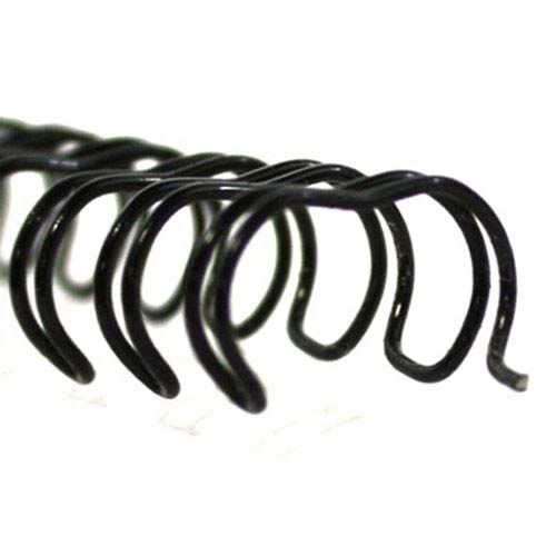 5/16" Black Spiral-O 19 Loop Wire Binding Combs - 100pk