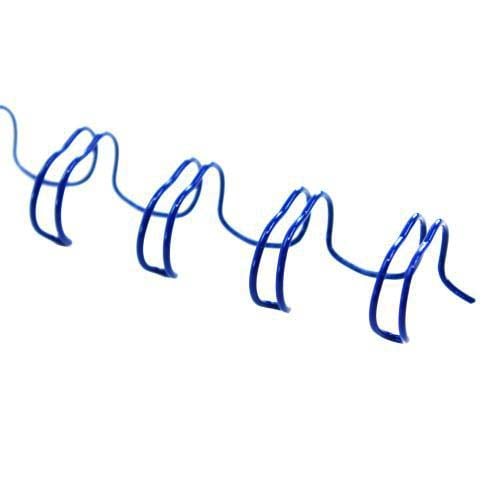 Blue 5/16" 2:1 Pitch Twin Loop Wire - 100pk