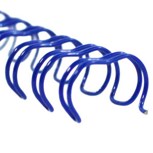 5/16" Blue Spiral-O 19 Loop Wire Binding Combs - 100pk