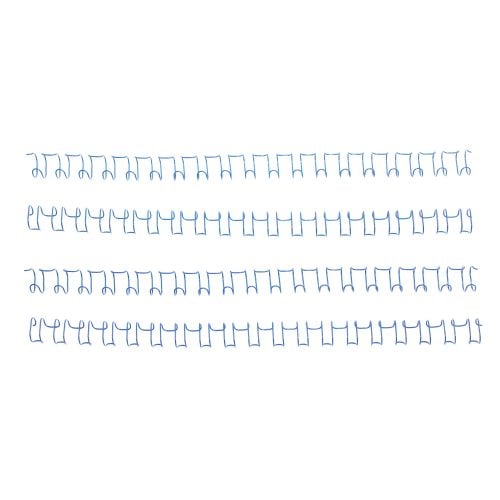5/16" Blue Spiral-O 19 Loop Wire Binding Combs - 100pk
