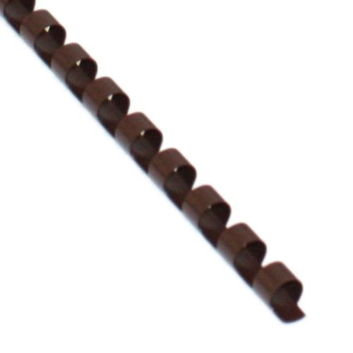 5/16" Brown Plastic Binding Combs - 100pk