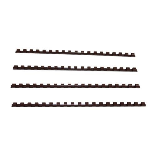 5/16" Brown Plastic Binding Combs - 100pk