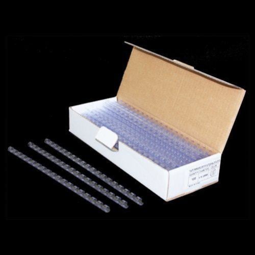 5/16" Clear Plastic Binding Combs - 100pk