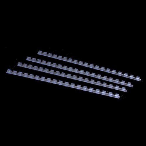 5/16" Clear Plastic Binding Combs - 100pk