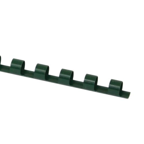 5/16" Hunter Green Plastic Binding Combs - 100pk