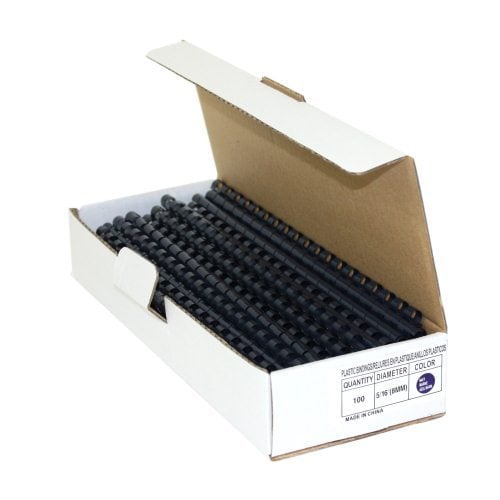 5/16" Navy Plastic Binding Combs - 100pk