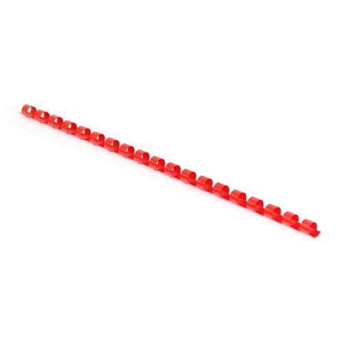 5/16" Red Plastic Binding Combs - 100pk