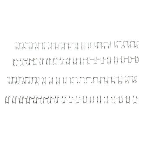 5/16" Silver Spiral-O 19 Loop Wire Binding Combs - 100pk