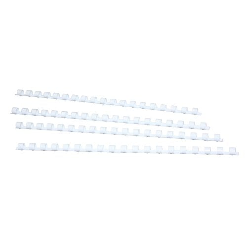 5/16" White Plastic Binding Combs - 100pk