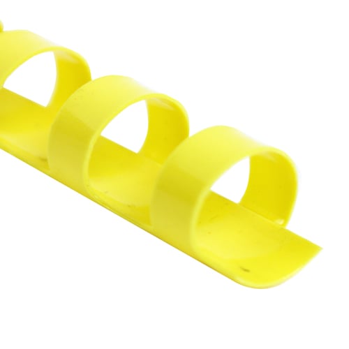 5/16" Yellow Plastic Binding Combs - 100pk