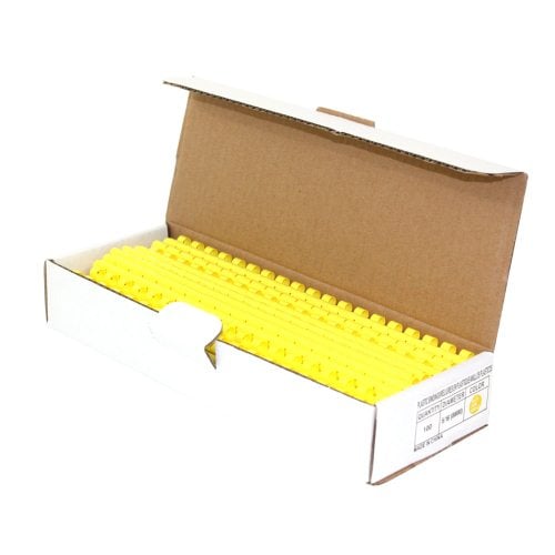 5/16" Yellow Plastic Binding Combs - 100pk