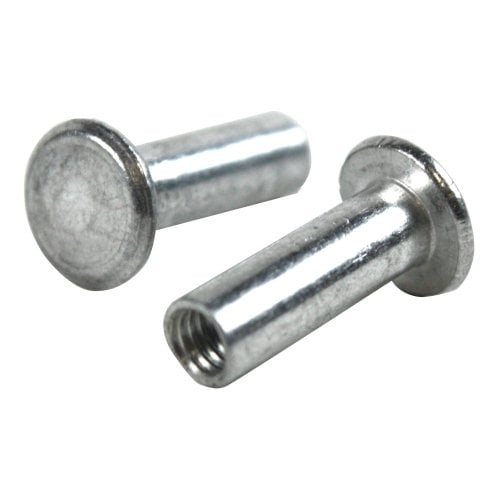 5/8" Silver Aluminum Screw Posts - 100pk