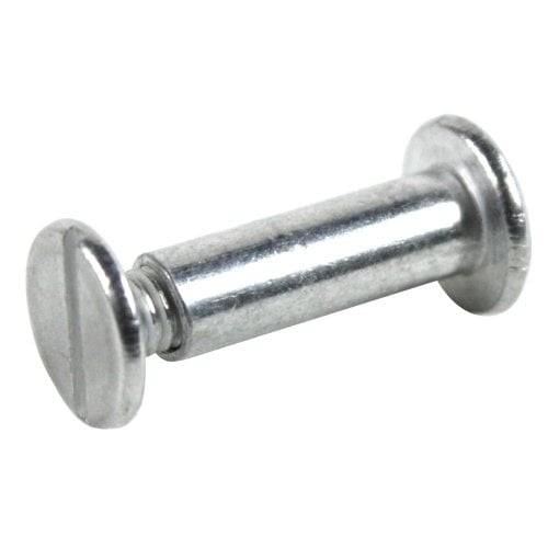 5/8" Silver Aluminum Screw Posts - 100pk