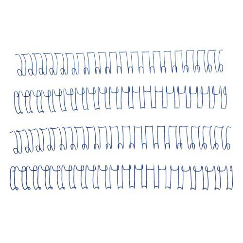 5/8" Blue Spiral-O 19 Loop Wire Binding Combs - 100pk