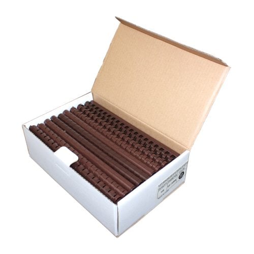 5/8" Brown Plastic Binding Combs - 100pk