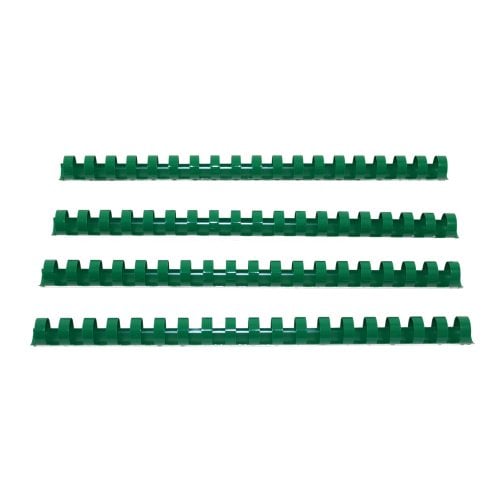 5/8" Green Plastic Binding Combs - 100pk
