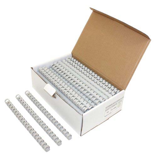 5/8" Grey Plastic Binding Combs - 100pk