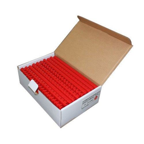 5/8" Red Plastic Binding Combs - 100pk