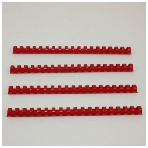 5/8" Red Plastic Binding Combs - 100pk