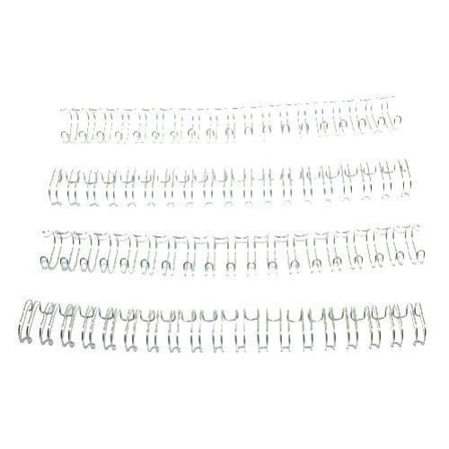 5/8" Silver Spiral-O 19 Loop Wire Binding Combs - 90pk