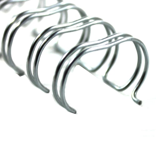 5/8" Silver Spiral-O 19 Loop Wire Binding Combs - 90pk