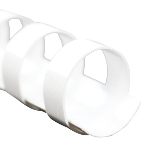 5/8" White Plastic Binding Combs - 100pk