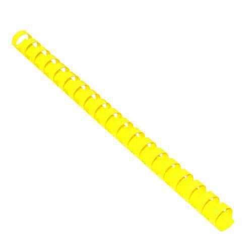 5/8" Yellow Plastic Binding Combs - 100pk