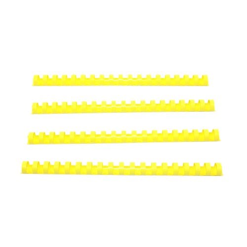5/8" Yellow Plastic Binding Combs - 100pk