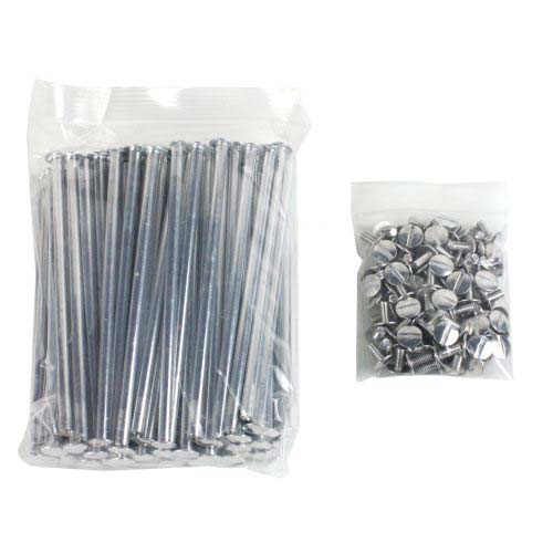 5" Silver Aluminum Screw Posts - 100pk