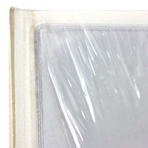 5" x 7-1/8" Crystal Clear Adhesive Vinyl Pockets 100pk
