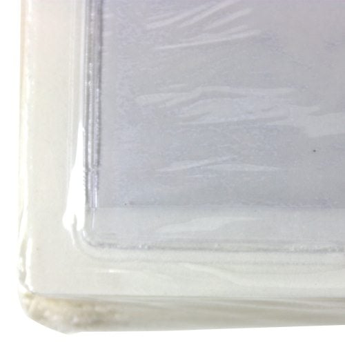 5" x 7-1/8" Crystal Clear Adhesive Vinyl Pockets 100pk