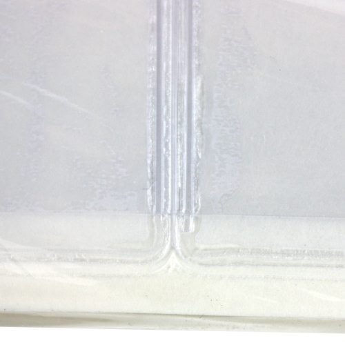 5" x 7-1/8" Crystal Clear Adhesive Vinyl Pockets 100pk