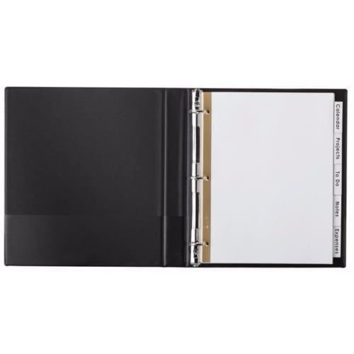 Avery 5-tab White Paper WorkSaver Big Tab Clear Dividers - 11122
