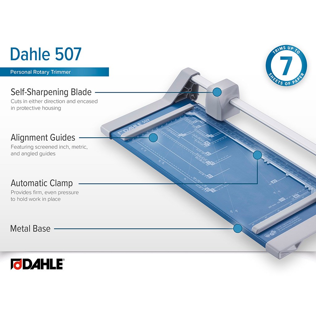 Dahle Model 507 Personal Rolling Trimmer - 12.5 Inch