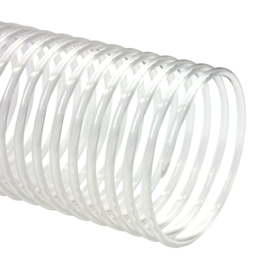 50mm Clear 4:1 Pitch Spiral Binding Coil - 100pk