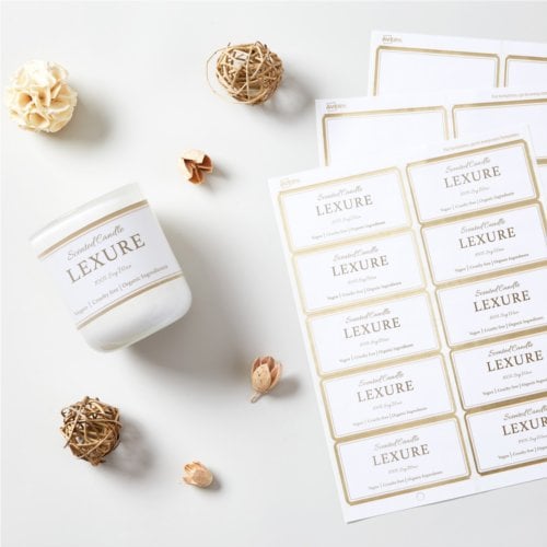 Avery 2" x 4" Gold Foil Permanent Address Lables - 100pk